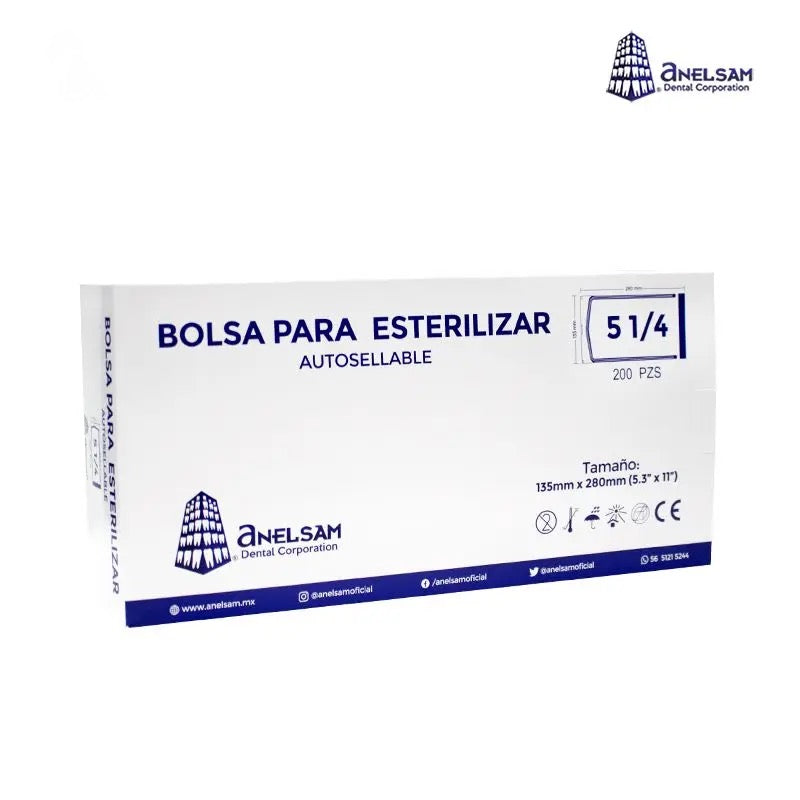 Bolsa Esterilizar 5 1/4” X 11” Anelsam