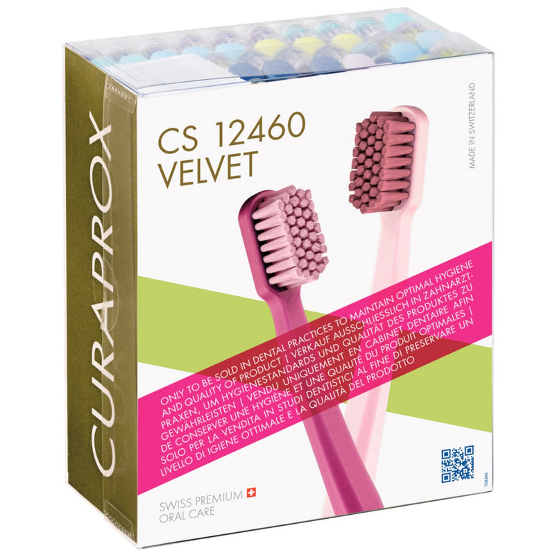 Cepillo Dental 12460 Velvet Bag Pack 18 pz. Curaprox