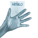Guante Nitrilo Gris Metalico 100pz Uniseal