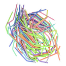 Punta jeringa triple plástico 250pz DT