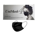 Cubreboca Unimask 4 Negro 50 Pz Uniseal