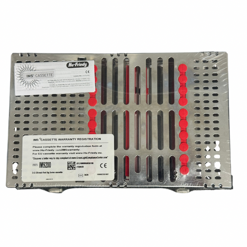 Cassette Metálico Doble 20 instrumentos Rojo IM9200 HU-FRIEDY