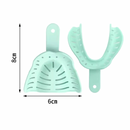 Porta Impresiones Cribadas Desdentadas Plastico 6pz DT