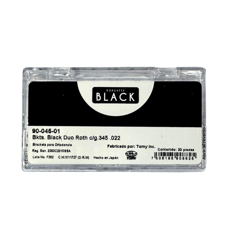 Brackets Roth .022 Black Super Duo Tommy