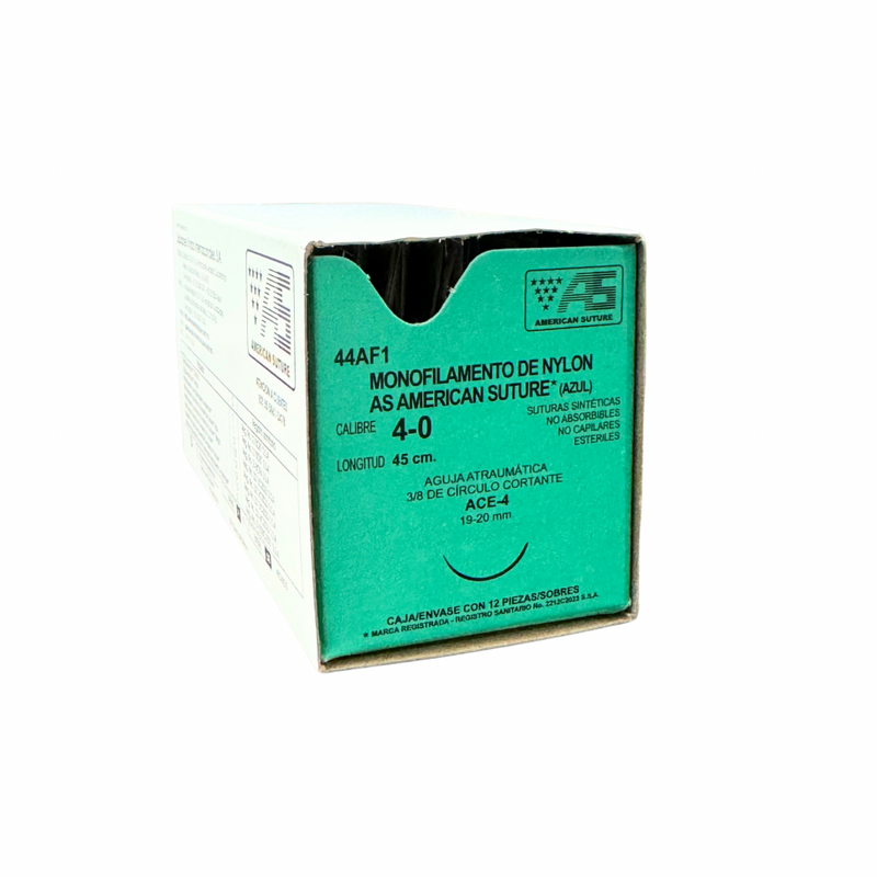 Sutura Nylon 4-0 12pz. American Suture