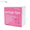 Punta jeringa triple plástico 250pz Premium