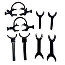 Retractores Negros Kit 8 pz. DT