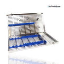 Cassette Metálico Cirugía Oral Azul Hu-Friedy