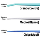 Canula Qx Desechable Azul 25pz DT