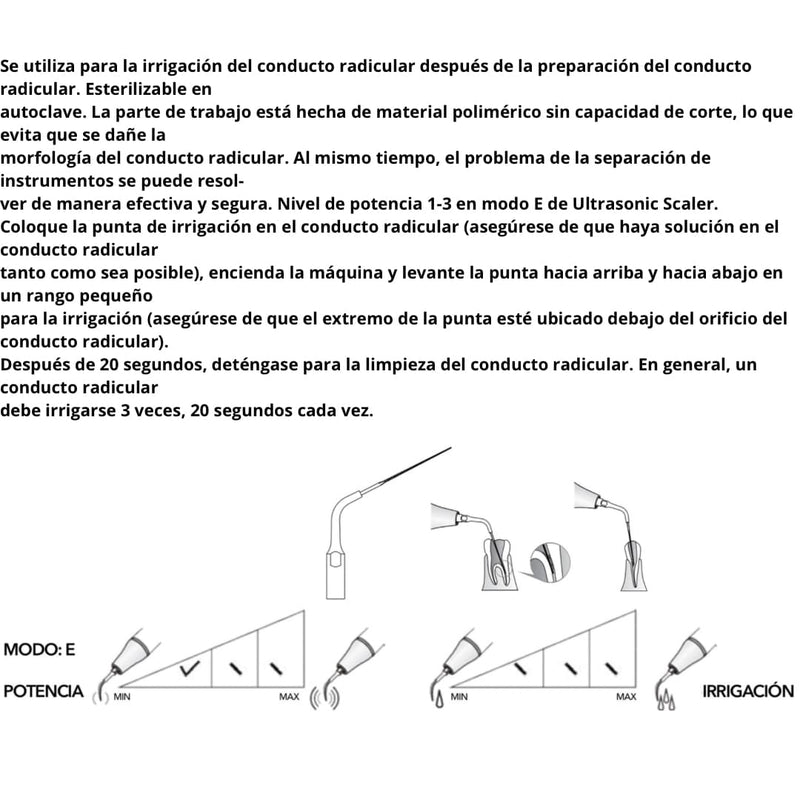 Punta Escariador ED87 Endodoncia DTE