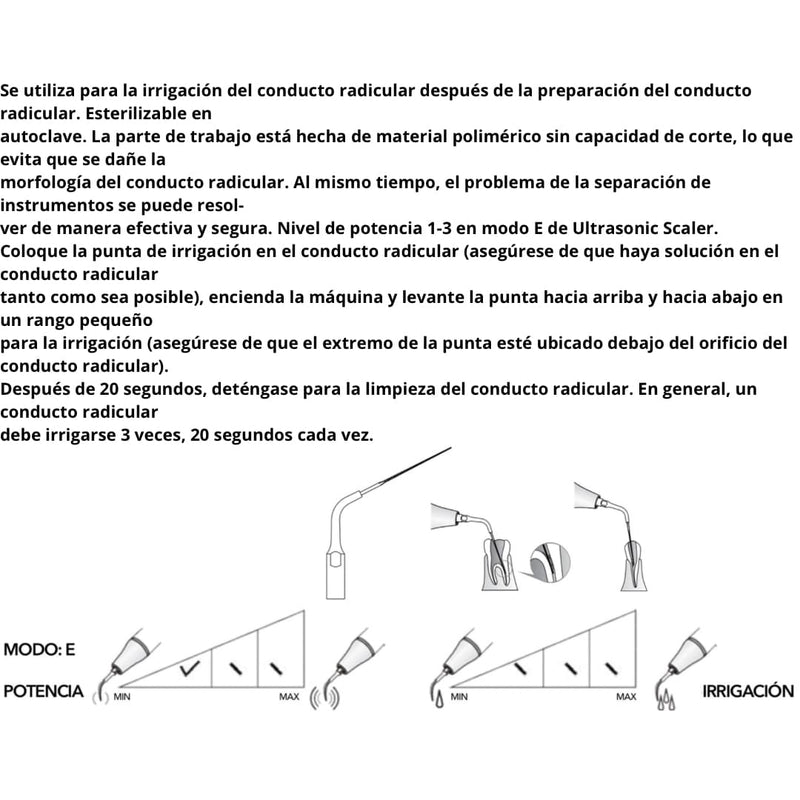Punta Escariador ED88 Endodoncia DTE