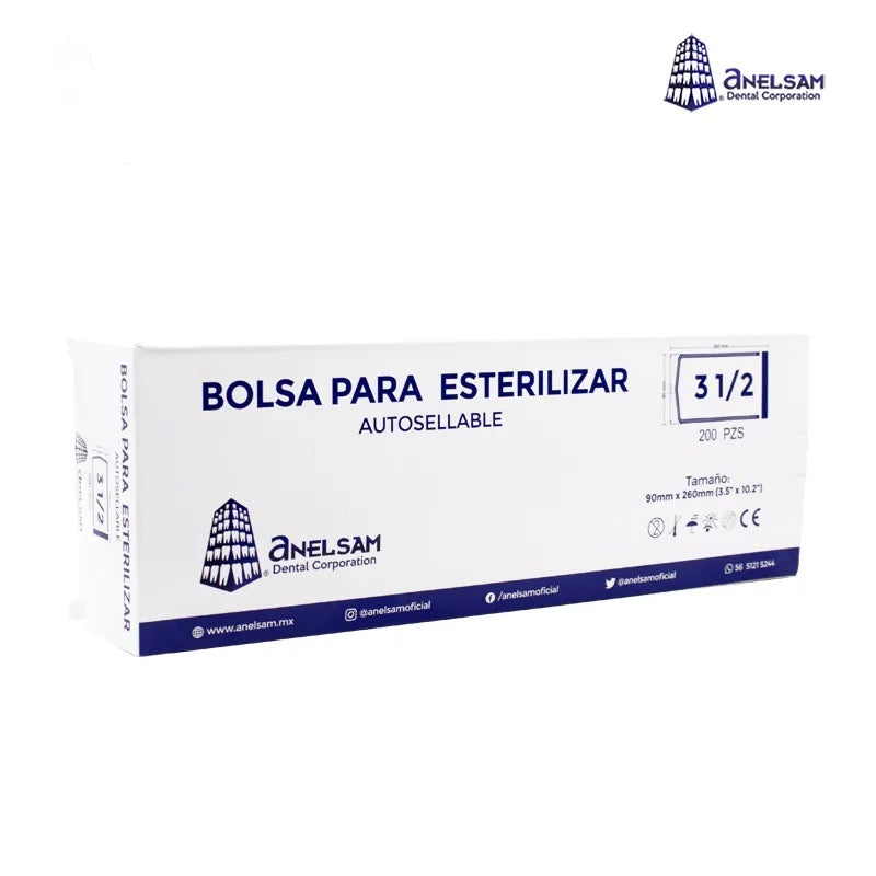 BOLSA PARA ESTERILIZAR 3.5 X 10,2 ANELSAM