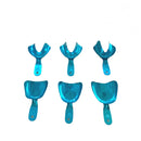 Porta Impresiones Lisas Desdentados Aluminio Adulto  6pz DT