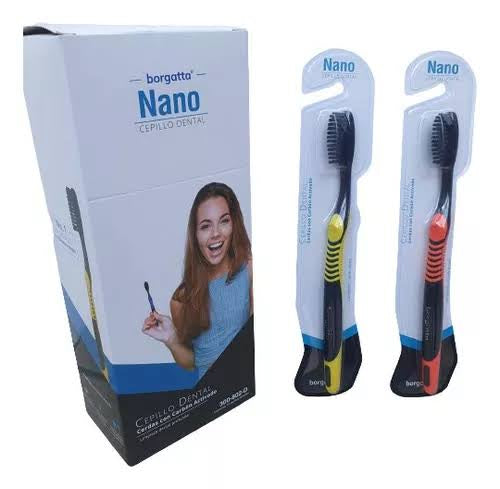 Cepillo dental Nano 12pz Borgatta