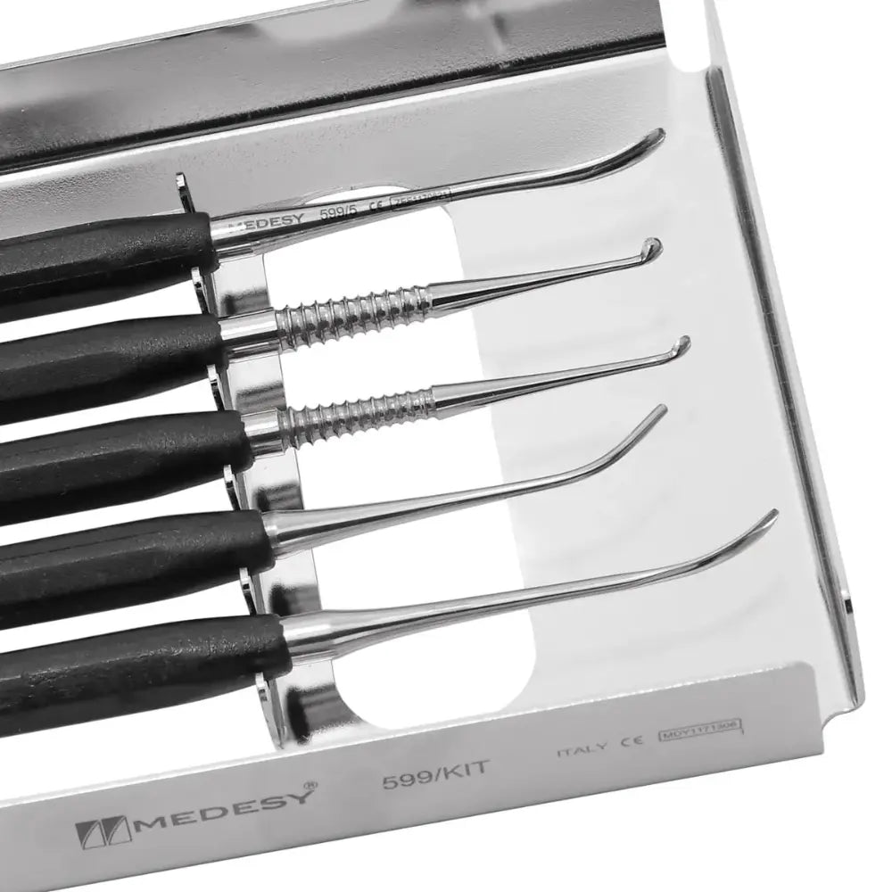 Kit Espátulas Modelar c/ Charola 599 Medesy