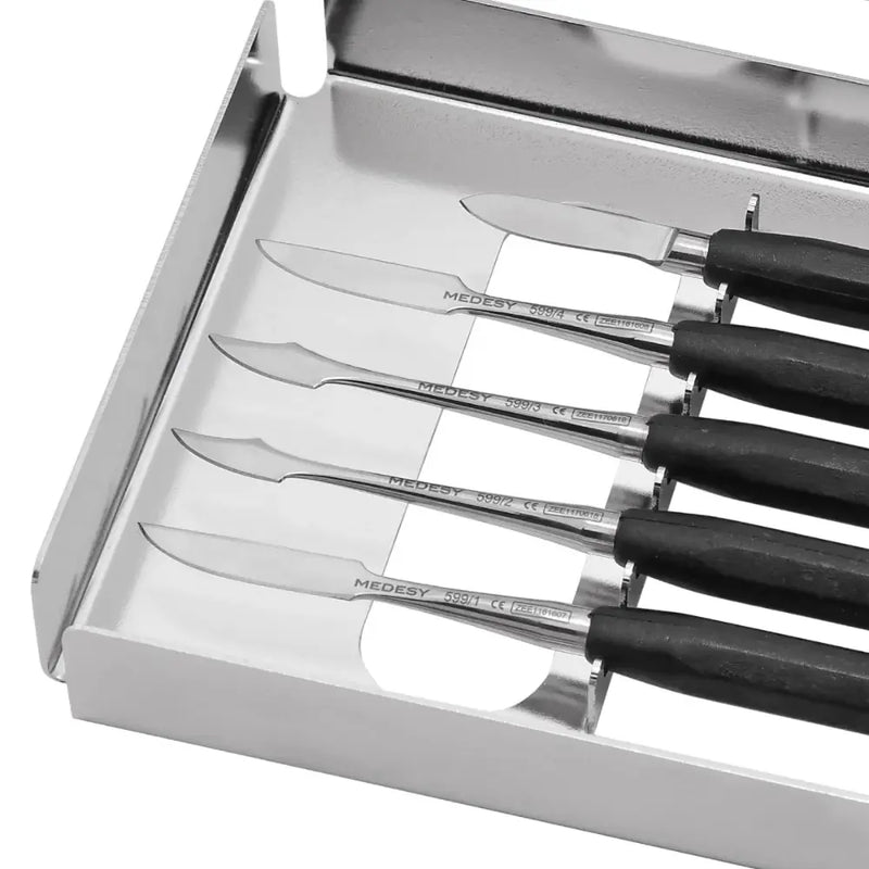 Kit Espátulas Modelar c/ Charola 599 Medesy