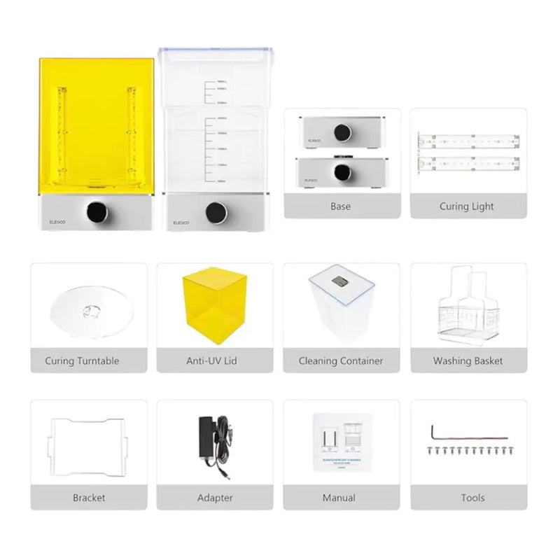 Lavadora y Fotocuradora Elegoo