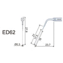 Punta Escariador ED62 Endodoncia DTE