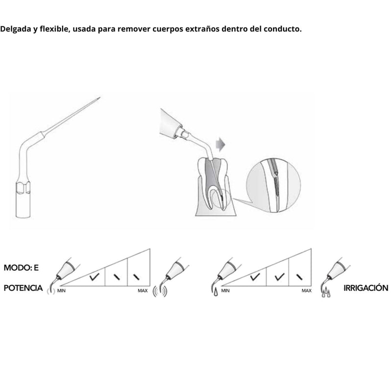 Punta Escariador ED6 Endodoncia DTE