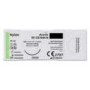 Sutura Nylon 3-0 caja 12pz. Atramat