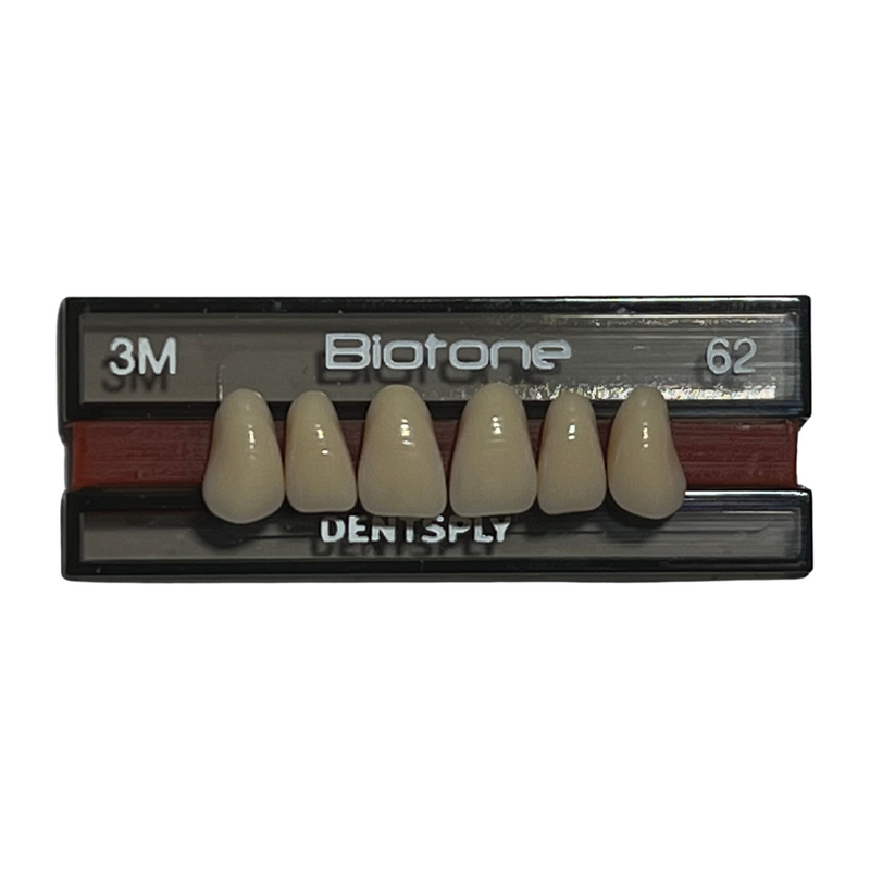 Tablilla Dientes Biotone Anteriores Superiores 6pz Dentsply