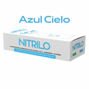 Guante Nitrilo Azul Cielo 100pz Uniseal