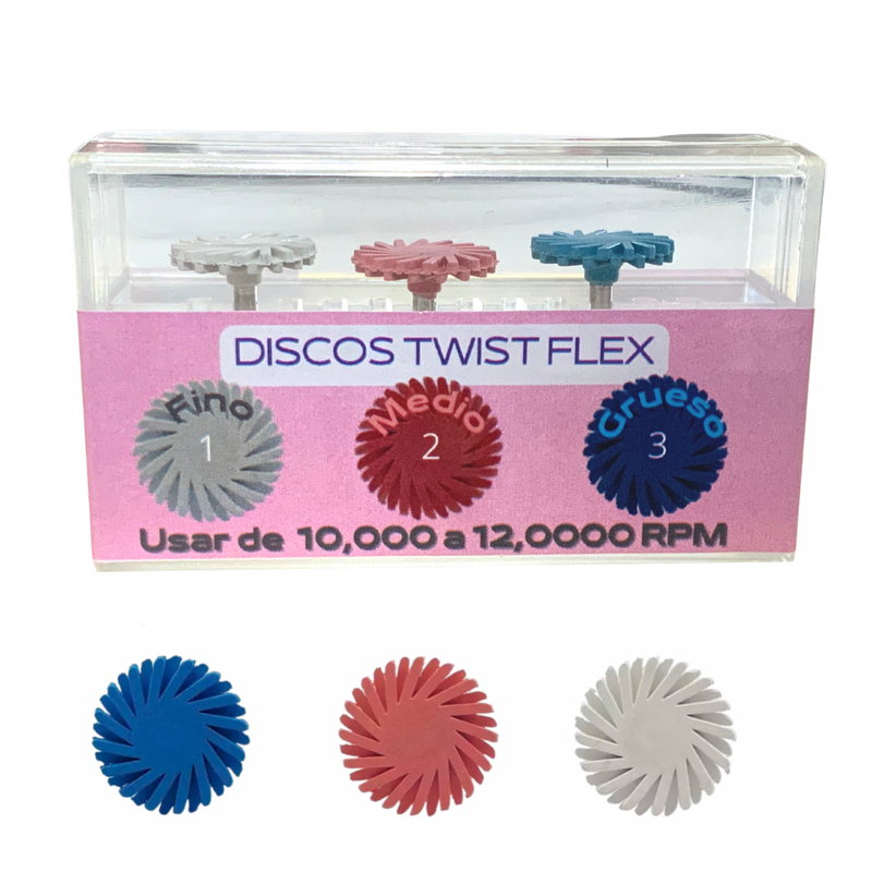 Discos Twist Flex Espiral CA 3pz DT