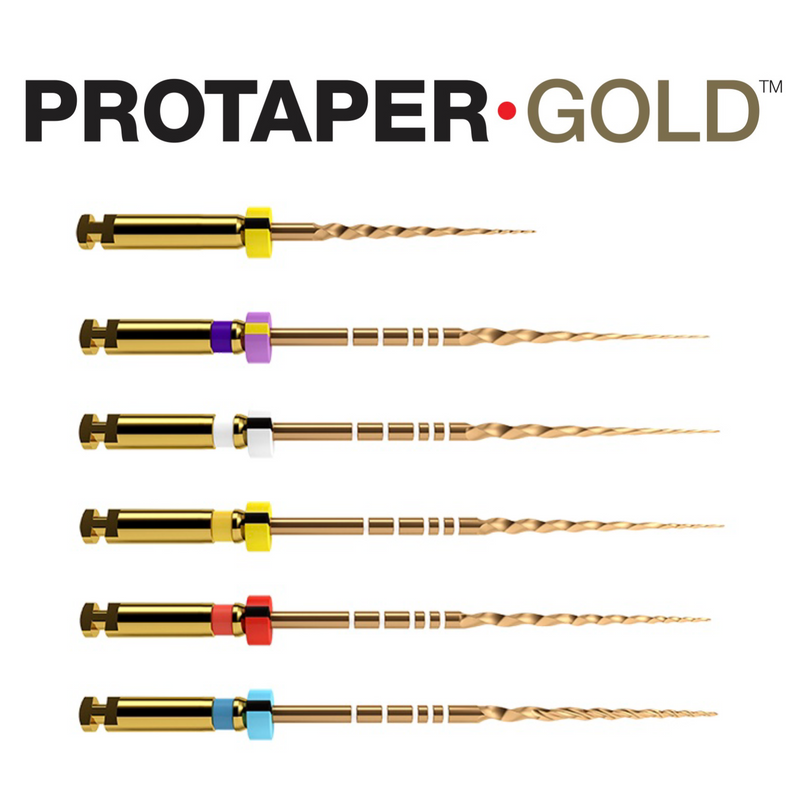 Limas Rotatorias Protaper Gold c/6 pz. Dentsply Sirona