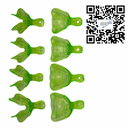 Porta impresiones Desdentado Adulto ( Cucharilla ) 8 pz Plástico Steel