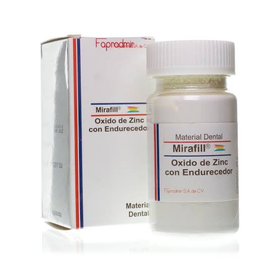 Óxido de Zinc Con Endurecedor 50gr Mirafill