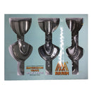 Porta Impresiones Lisas Dentadas (29-025-00)Acero Adulto 6pz Arain