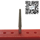 Fresa Diamante Troncocónica Punta Plana Grano Fino TF-13F Pza DT