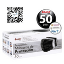 Cubreboca Plisado Tricapa Colores 50pz Best Trading