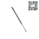 Podología. Pusher y Limpiador Cutícula Mango Corto Doble Punta Delgado 6b Invent