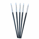 Pincel Silicon Blanco 5pz DT