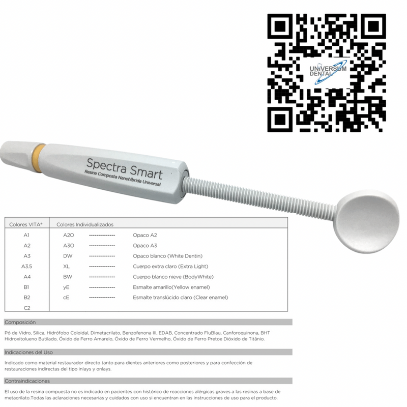Spectra Smart Resina Compuesta Spectra Smart 4gr Dentsply Sirona