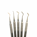 Kit Espátulas Resina 5pz c/Cassette Metálico continental