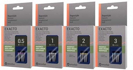 Poste Fibra Exacto Kit Mini C/Drill 5pz Angelus