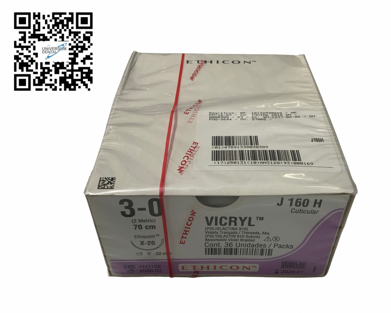 Sutura Vicryl 3-0 36pz Ethicon