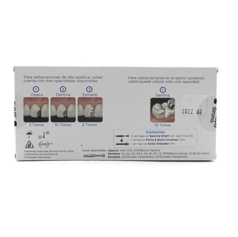 Spectra Smart Resina Spectra Smart Starter Kit 3 jeringas Dentsply Sirona