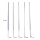 Pincel Silicon Blanco 5pz DT