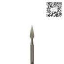 Podología. Pusher y Limpiador Cutícula Doble Punta c/Lanza 6b Invent