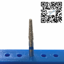 Fresa Diamante Cilíndrica Punta Plana Grano Medio TF-21 Pza DT