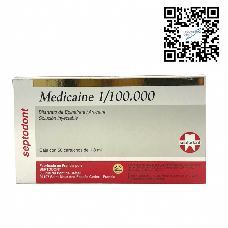 Medicaine 1/100:000 50 Pz Septodont