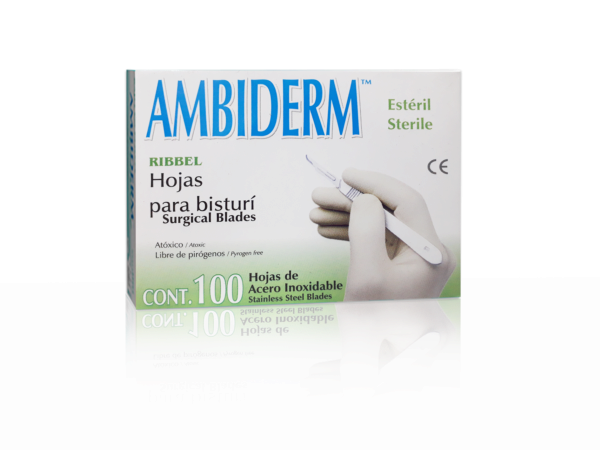 Hoja Bisturí Acero Inoxidable 100pz Ambiderm